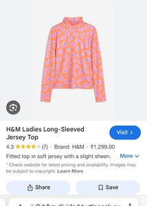 H&amp;M Divided Jersey Top
