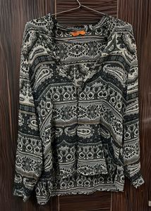 Paisley Print Top