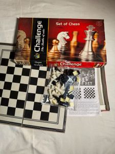 Classic chess set with checkers.