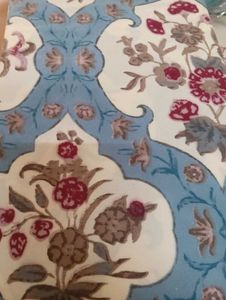 Elegant Blue Patterned Bedsheet Set