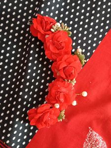 Red Rose Hair Accessory