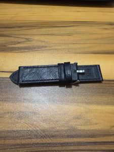 Black Leather Watch Strap