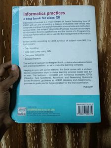 Informatics Practices Class 12