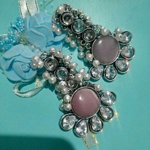 Light Pink Traditional And Partywear Jewellery