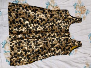 Golden Short kurti