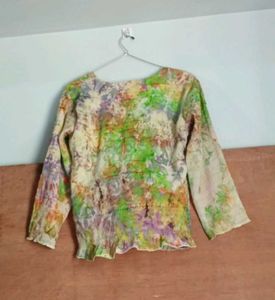 Colorful Floral Blouse