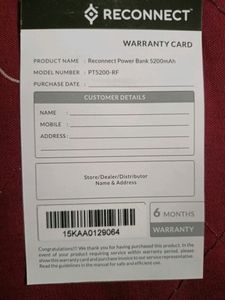 Reconnect Power Bank 5200 mAh