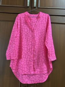 Pink Printed Top