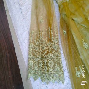 Olive Unique Style Kurta Set