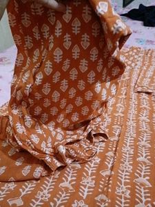 Kurta Pent Dupatta Three Peice Set✅
