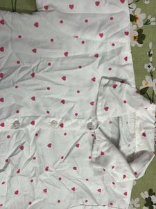 Heart Print cutesy Shirt