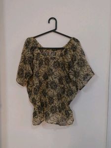 Floral Sheer Top