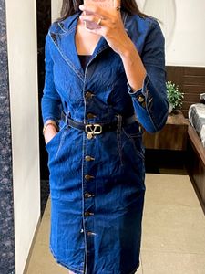 Denim Shirt Dress