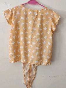 Butterfly Print Top