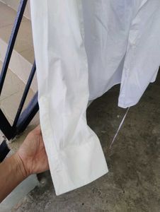 Zara Oversized White Button-Down