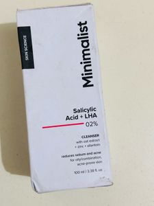 minimalists SalicylicAcid + LHA02%CLEANSER