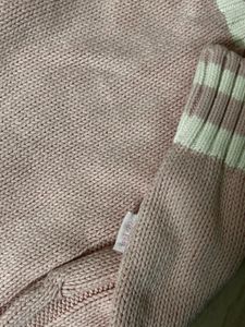 Pink V-Neck japanese Knit Sweater