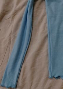 Fit Top Full Sleeves, Sky Blue