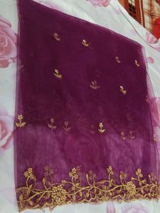 Elegant Purple Dupatta