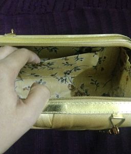 Elegant Golden Clutch