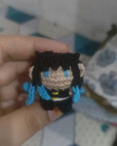 Muichiro Tokito crochet keychain, demon slayer