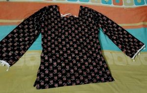 Floral Print Long Sleeve Top