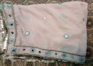 Party Wear Lehnga Light Pink
