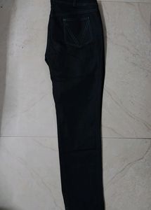 Black Skinny Denims-waist 34