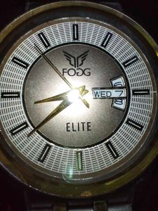 Silver Dial Watch - 38mm Diameter