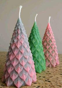 Unique Tree Candle Set Of 2