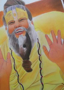 Premanand Maharaj Ji Painting