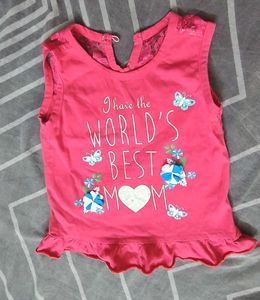 Top With Lace Design