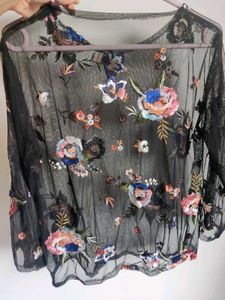 Floral Embroidered Top