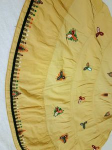Flared Kurta With Embroidery
