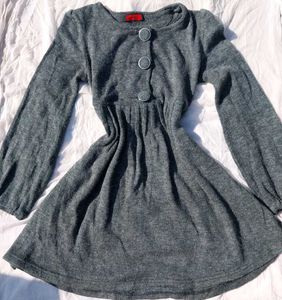 Charcoal Sweater Frock