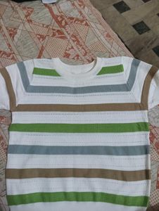 Striped Knit Top