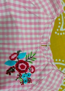 Pure Cotton Frock (13 To 14 Years Girls)