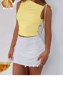 Side Tie Eye Tank Top