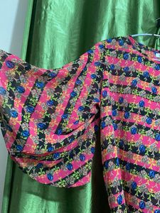 Printed Boxy Top