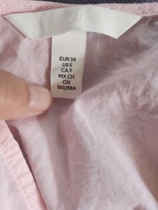 Baby Pink Short Dress From H&amp;M