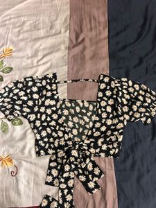 Sunflower Crop Top