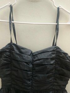 Black Tiered Mini Dress