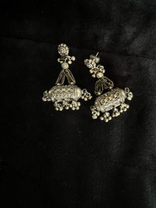 Vintage Pure Silver Earrings
