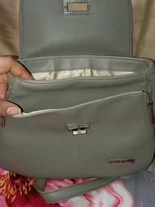 Grey Chic College Trendy Classy Sling Bag