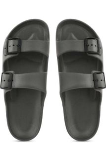 Comfortable Women's Olive Green Slides, 9 Size