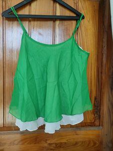 Fluorescent Green Top For Women