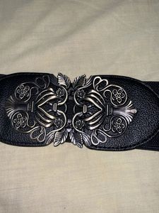 Black Elastic Waist Belt