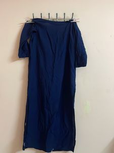 Elegant Blue Embroidered Kurta