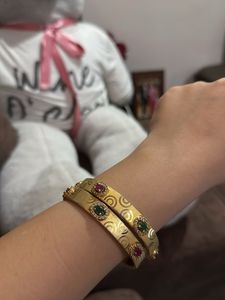 Elegant Gold Plated Bangles 2
