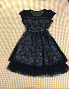 Stretchy  Black Lace Dress Bust 34-36